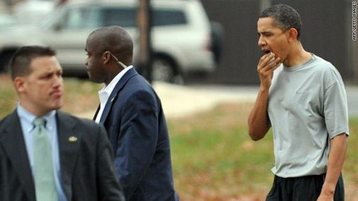 Only In America: President Obama Gets Elbow To The Face & 12 Stitches