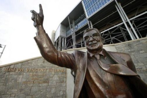 Tarnished Beyond Rapair: Penn State Takes Down Joe Paterno’s Statue