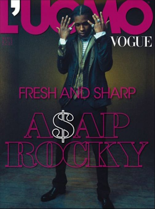 Cover Me: A$AP Rocky Lands On The March 2013 Cover of ‘L’Uomo Vogue’