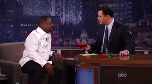 Martin Lawrence Celebrates Valentines Day W/ Jimmy Kimmel
