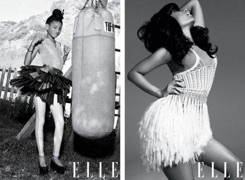 Willow Smith & Nicki Minaj Invade Elle Magazine