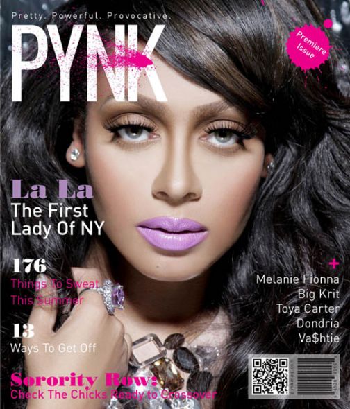 La La Can Get It On Cover Of PYNK Magazine