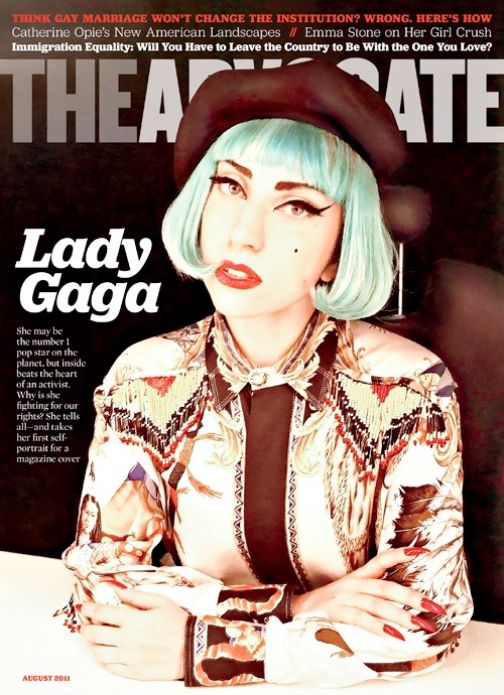 Lady Gaga Covers The Advocate, Says She Feels Connected To Madonna