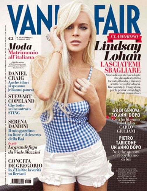 Cover Me: Lindsay Lohan’s Looking Type Good On The Cover Of Vanity Fair Italy