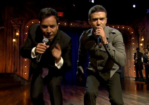 LMAO: Justin Timberlake & Jimmy Fallon Bust Out The Hip Hop Karoake