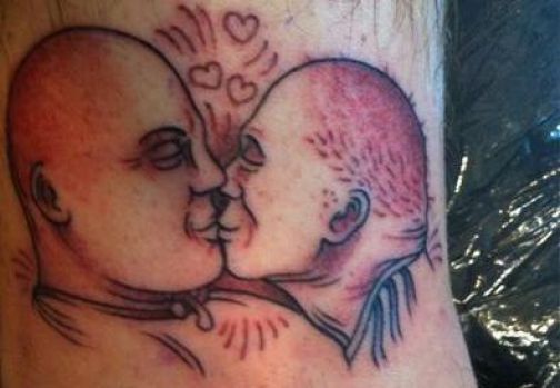 Fool Gets A Charles Barkely Kissing Dick Bavetta Tattoo Thanks To Shaq
