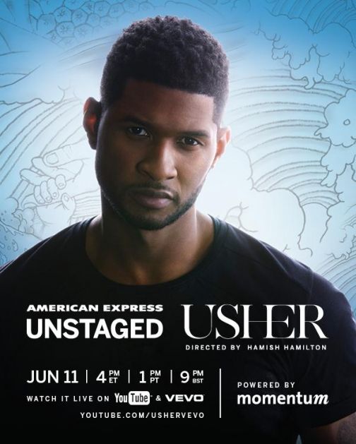 Video: Usher’s Full Amex UNSTAGED Show