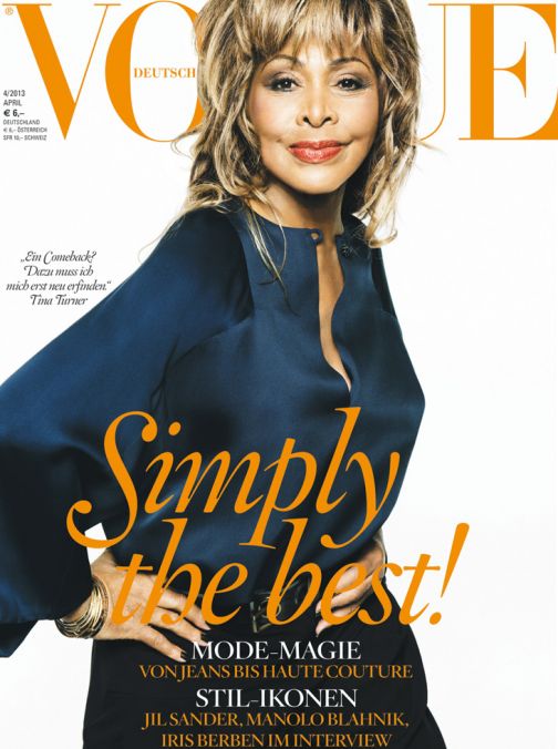 Cover Me: Tina Turner Killing It On The Cover of Vogue
