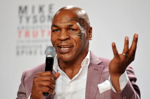 Video: Mike Tyson Chops It Up With Evander Holyfield Over Controversial Ear Bite